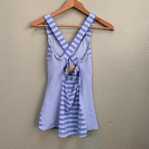 Lululemon purple striped core kicker tank 6 - Picture 3 of 6